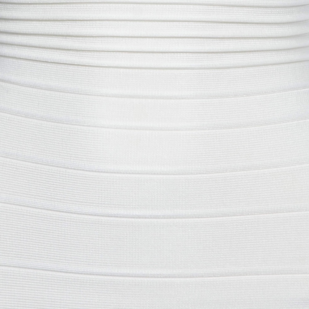 Herve Leger white alabaster Ellen bandage sleeveless scoop neck maxi Dress - Picture 7 of 13